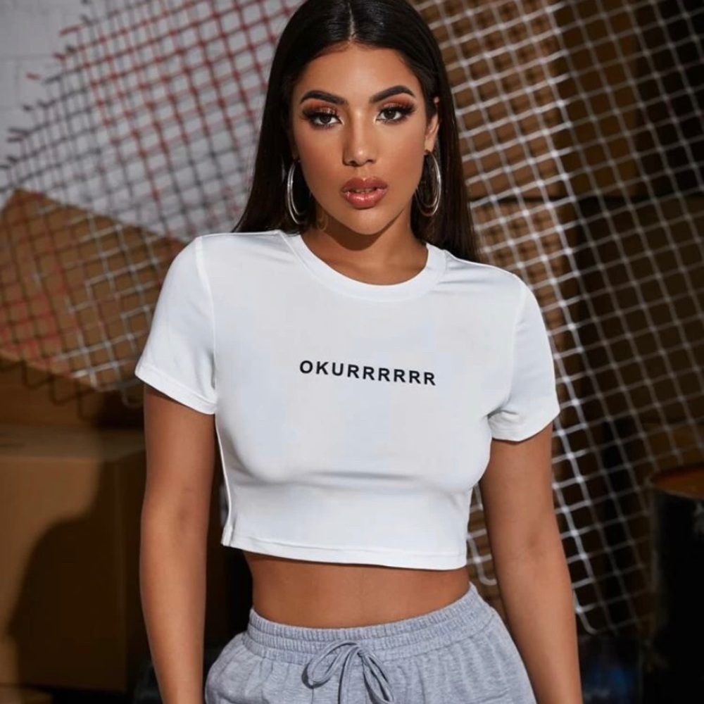 ‘Okurrrrrr’ crop top 🌵